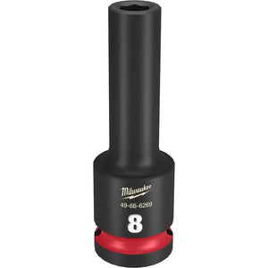Milwaukee 49-66-6269 SHOCKWAVE Impact Duty Socket 1/2in Drive 8MM Deep 6 Point