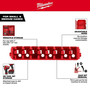 Milwaukee 48-32-9932 Small & Medium Case Rows For Insert Bit Accessories