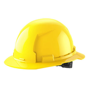 Milwaukee 48-73-1123 Full Brim Yellow Full Brim Hard Hat W/6Pt Ratcheting