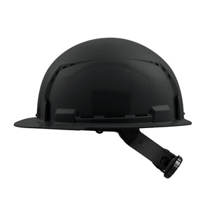 Milwaukee 48-73-1210 Black Vented Hard Hat w/4pt Suspension - Type 1, Class C