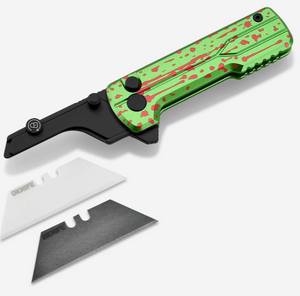 Oknife U1 Ultra (Zombie Green) Pocket Folding Utility Knife with Ceramic Blade