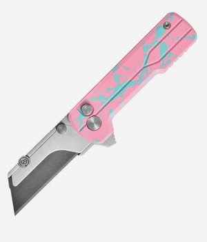 Oknife U1 Ultra (Zombie Pink) Pocket Folding Utility Knife with Ceramic Blade