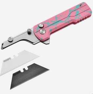 Oknife U1 Ultra (Zombie Pink) Pocket Folding Utility Knife with Ceramic Blade