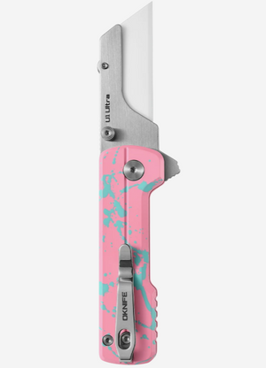 Oknife U1 Ultra (Zombie Pink) Pocket Folding Utility Knife with Ceramic Blade