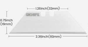 Oknife UB2C (White) Ceramic Utility Knife Blades