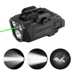 Olight PLXGLMB PL X GL 3-in-1 Rail-Mounted Light: Floodlight, Spotlight & Green Beam