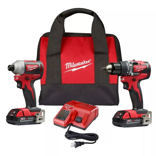 Milwaukee 2892-22CT M18 Compact Brushless 2-Tool Combo Kit (No Batteries)