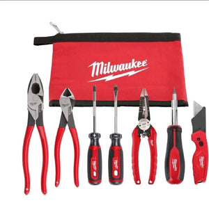 Milwaukee 48-22-0145 Electricians Hand Tool Set 7PC