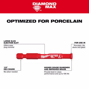 Milwaukee 49-56-0540 3/16 in. Diamond Max Hole Saw (10-Pack)