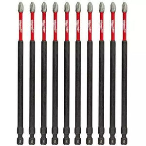 Milwaukee 48-32-4207 SHOCKWAVE Impact Duty 6" Phillips #2 Power Bits (10 PK)