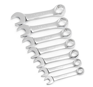 SATA ST08417G 7-Piece 12-Point SAE Stubby Combination Wrench Set