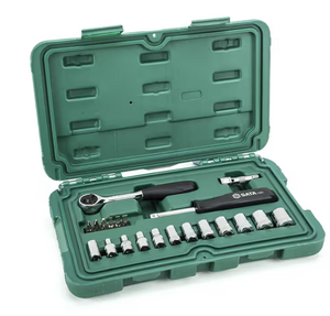 SATA ST09521-02 21-Piece 1/4" Drive 6 Point Metric Socket Set