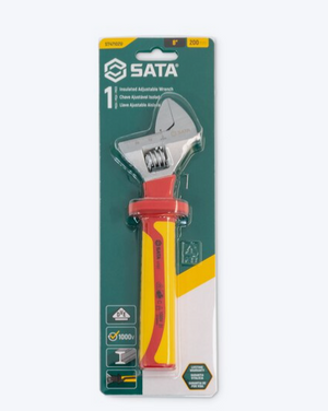 SATA ST47102U 8" VDE Insulated Adjustable Wrench