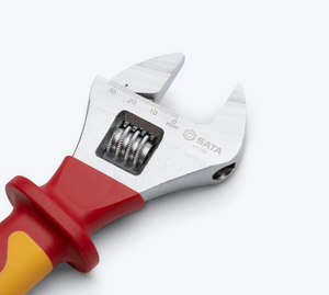 SATA ST47103U 10-in Steel VDE Insulated Adjustable Wrench