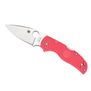 Spyderco Native 5 Lightweight Lockback Knife Pink FRN (3" Satin S30V) C41PPN5