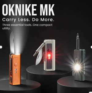 3-in-1 EDC Utility Tool, Flashlight, Pocket Knife & Screwdriver