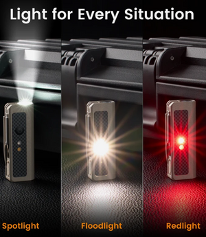 3-in-1 EDC Utility Tool, Flashlight, Pocket Knife & Screwdriver