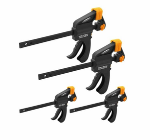 Tolsen Tools 10209 4PCS Quick Ratchet Bar Clamp Set