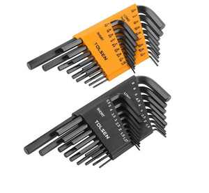 Tolsen Tools 20094 36PCS Inch and Metric Hex Key Set