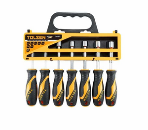 Tolsen Tools 20197 7PCS SAE Hex Nut Driver Set