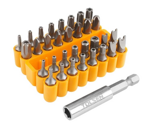 Tolsen Tools 20369 33PCS Magnetic Bit Holder Set