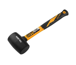 Tolsen Tools 25038 32oz Rubber Mallet with Fiberglass Handle