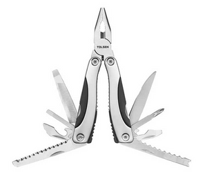Tolsen Tools 30046 14-in-1 Multipurpose Pocket Multi-Tool Pliers