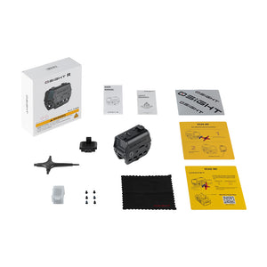 Olight OSIGHTRRD Osight R Micro T1/T2 Footprint Enclosed Red Dot Sight with Multi-Reticle System